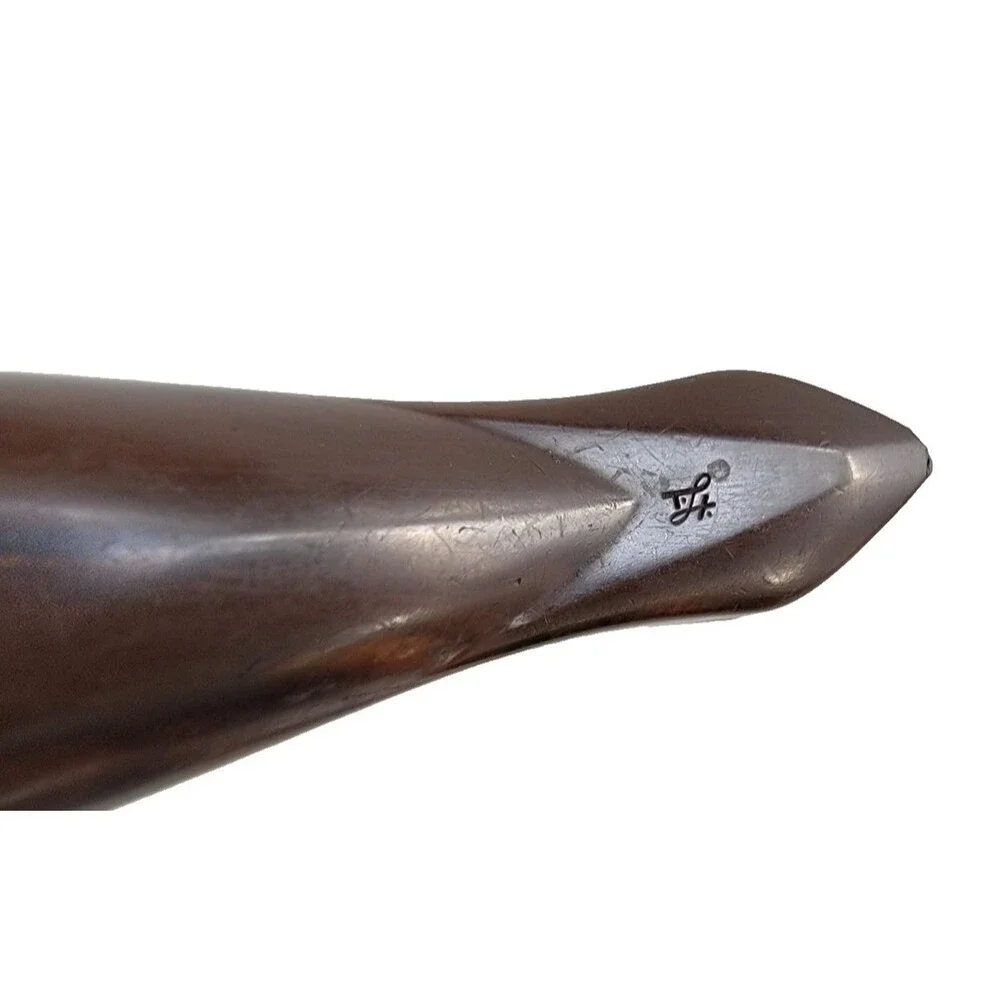 Cutco No 1726 Stainless Turning Fork Classic Brown Swirl Marble Handle 3 Tine